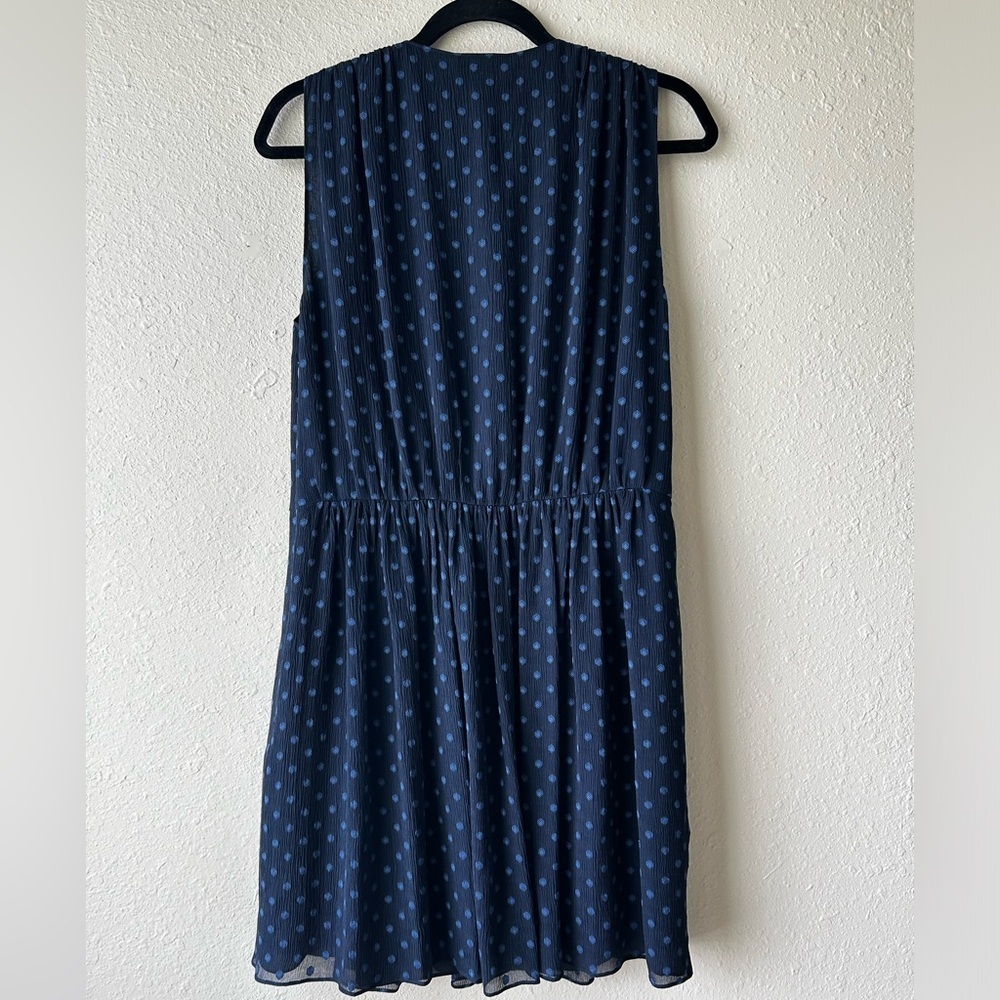Burberry Brit Sleeveless Embroidered Pleated Mini Dress - Picture 2 of 8